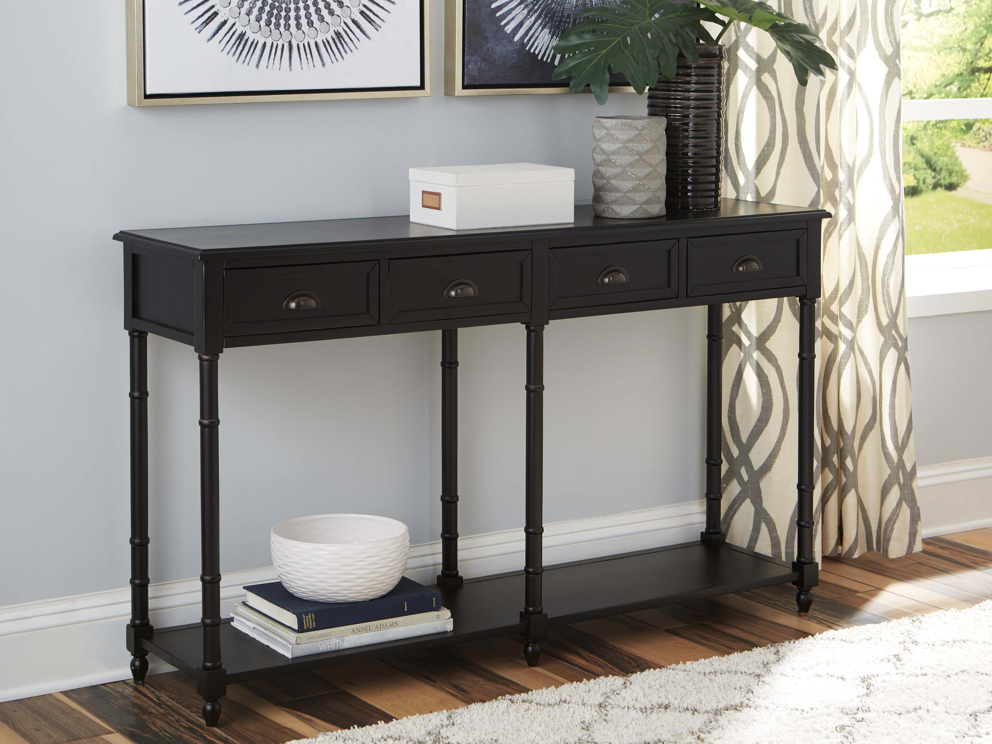 Ashley Eirdale Black Console Table